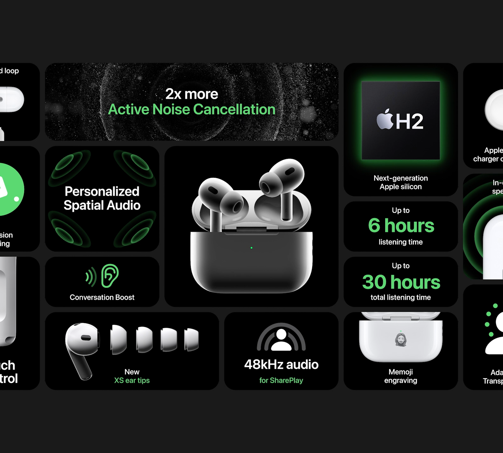 Apple - コウターニョ　Apple AirPods Pro Apple AirPods Pro Active Noise Canceling Earbuds with