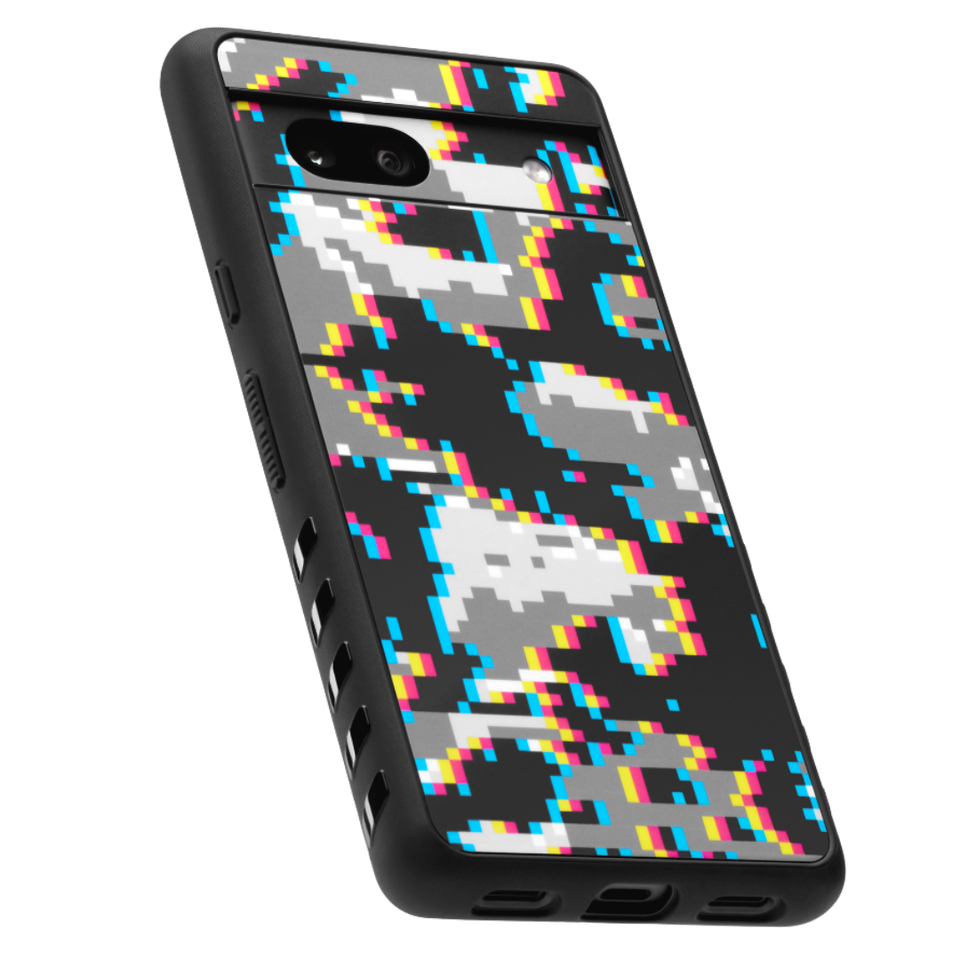 SEAHAI Cover Per Google Pixel 7 – Effetto Gradiente Blu/Rosa, TPU Morbido Ultrasottile, Antiurto