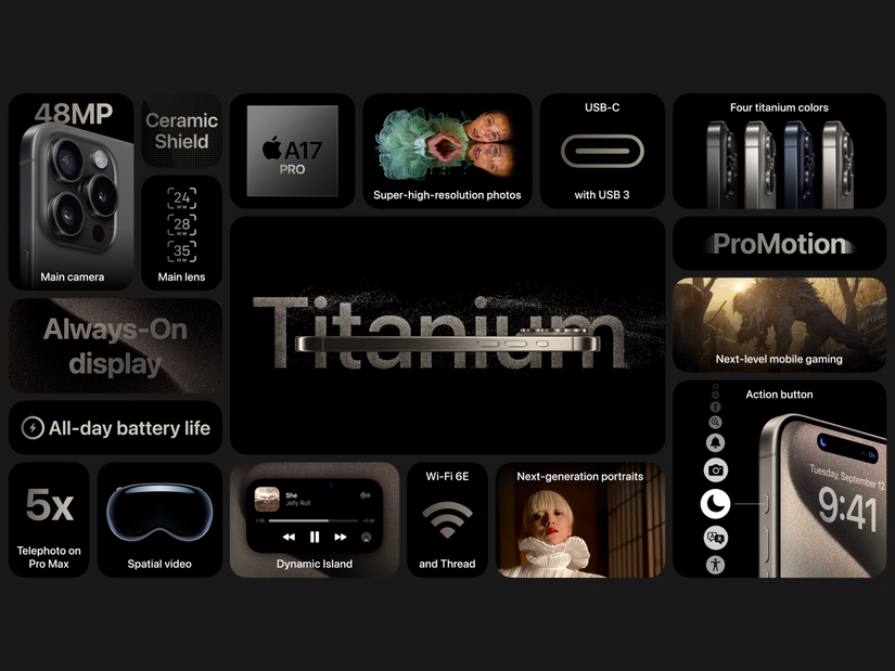 Apple reveals iPhone 15 Pro and iPhone 15 Pro Max in new colors