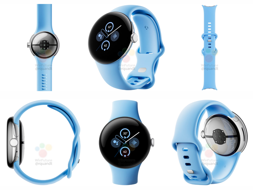 Google Pixel Watch renders reveal the watch from all angles and