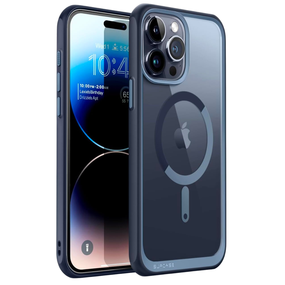 Humixx for iPhone 15 Pro Max Case with 15 Max, C-Blue Titanium