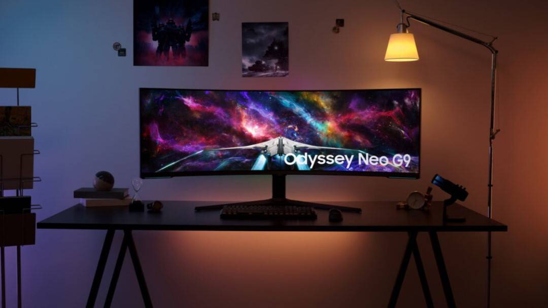 Samsung's new Odyssey Neo G9 Dual 4K UHD curved gaming monitor is