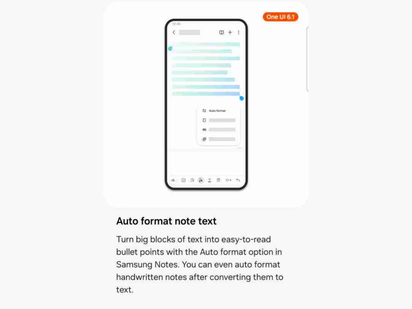 Samsung One UI 6.1 will focus on new Generative AI features to enhance ...
