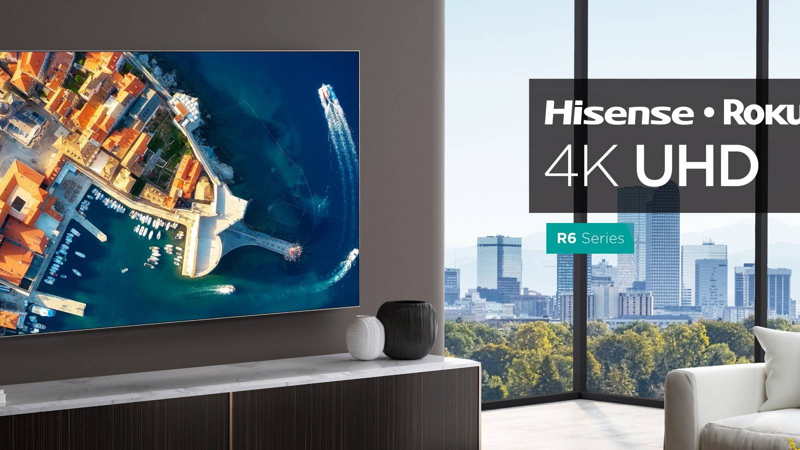 Score 50 percent savings on a new 65-inch Hisense R6 Series 4K UHD smart TV