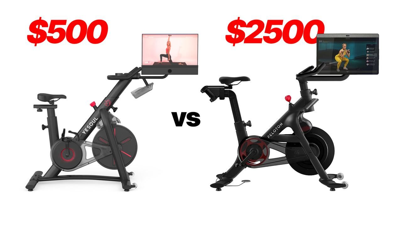 Yesoul gm1 plus vs Peloton Bike plus