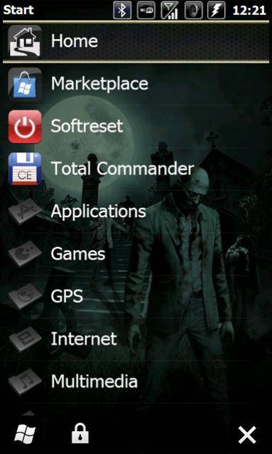 Windows Mobil Menu Windows Mobile 6.5 Start Menu as List