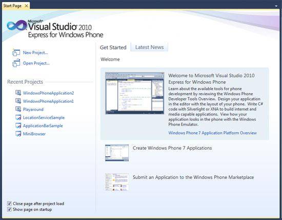 How to Run the Windows Phone 7 Series Emulator