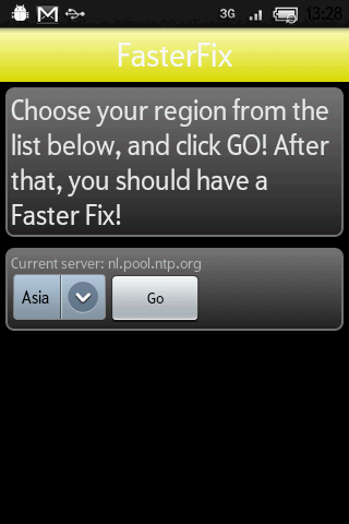 Faster GPS Fix via FasterFix for Android