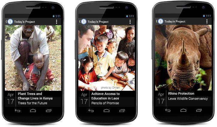 Google “One Today” Helps Android Users Make a Difference