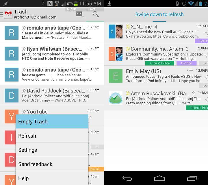 Android Gmail App Log In New Android Gmail app: download available now