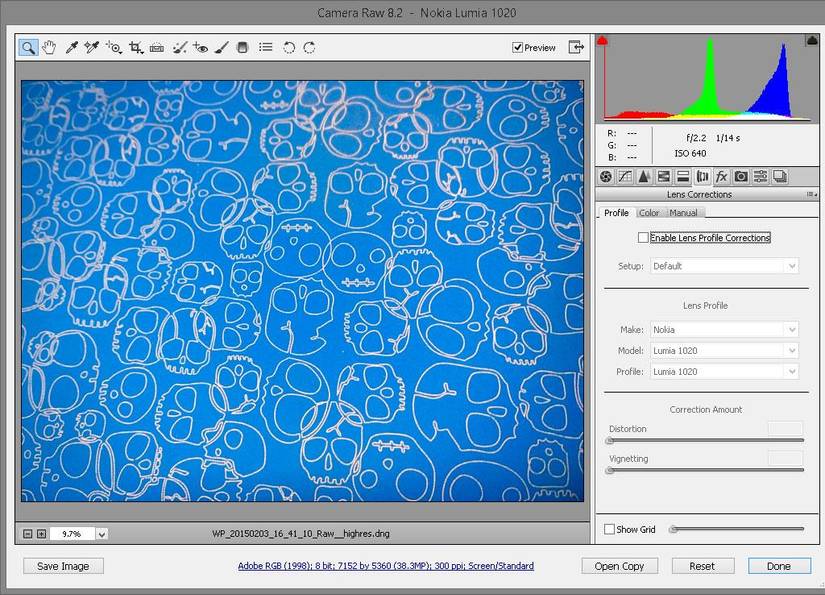 How to make a lens correction profile for your smartphone