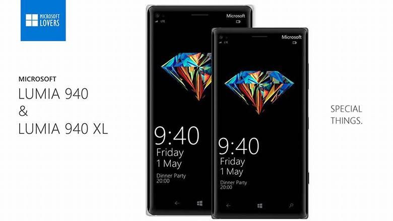 Microsoft Lumia 940 specs and render imagined, together with Lumia