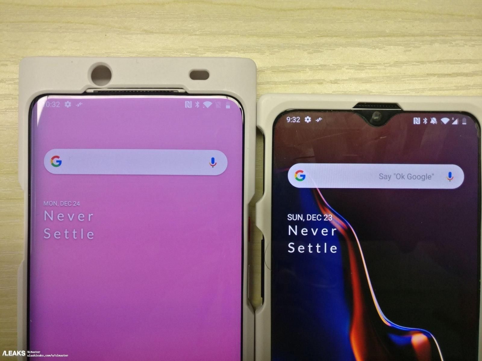 OnePlus 7 無印 OnePlus 7 leaked with inverse notch, perhaps also a teardrop notch?