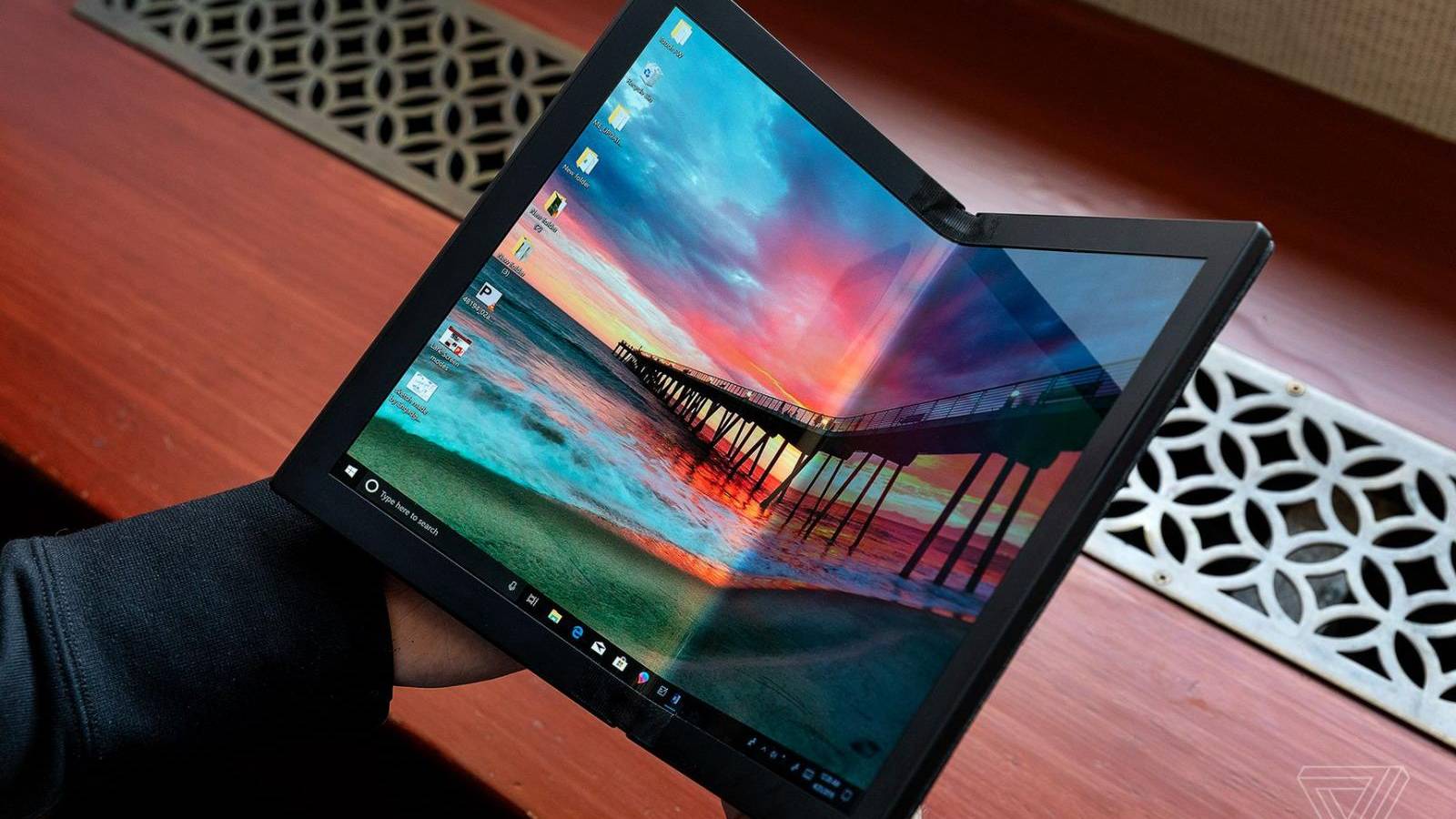 Lenovo announces world’s first foldable laptop