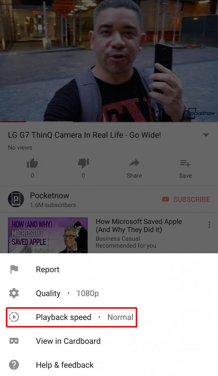 How to watch YouTube videos at a faster speed