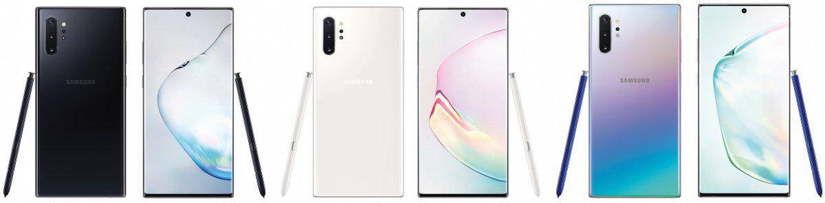 Samsung Galaxy Note10+, Galaxy Note10 color options leaked