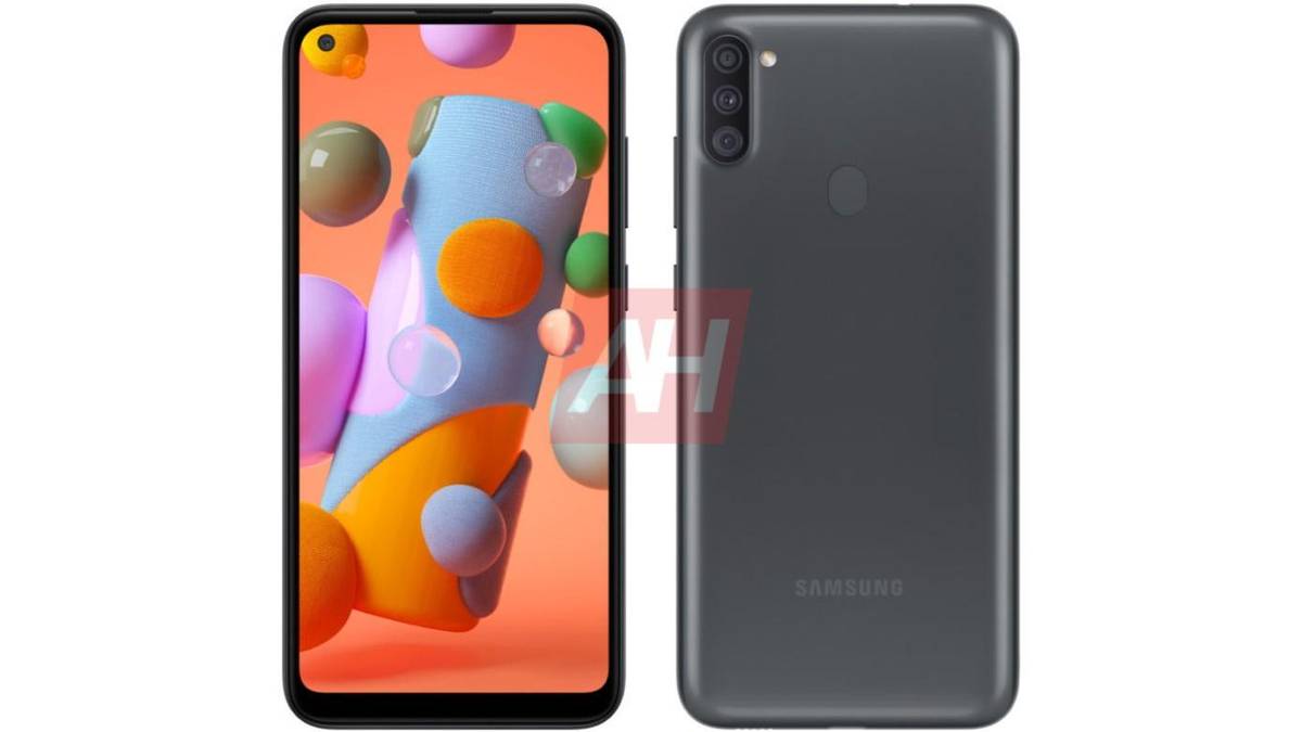 Samsung Galaxy A11 leaked render reveals triple rear cameras and hole ...