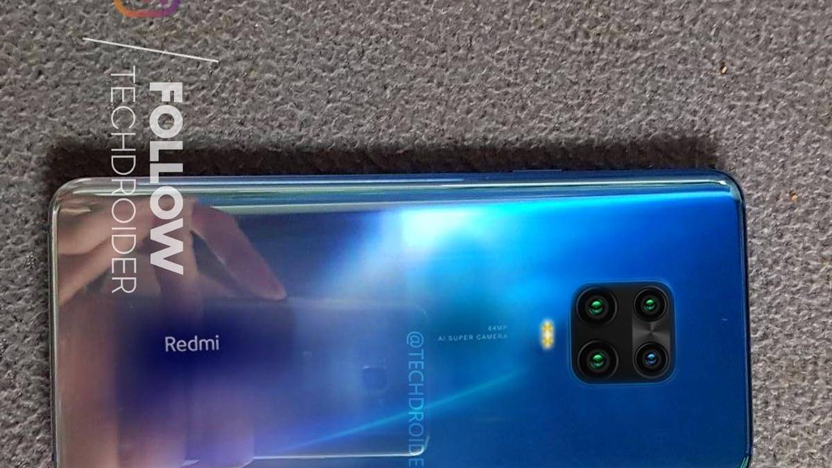 Redmi Note 9 Pro alleged live image shows quad cameras and flashy ...