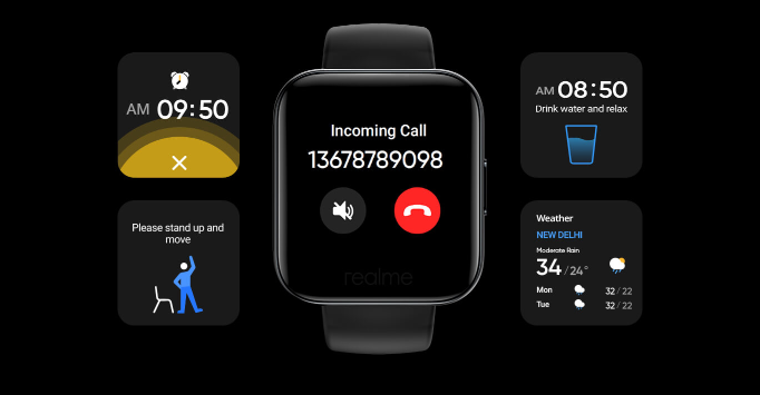 Realme Watch design and features revealed ahead of May 25 launch