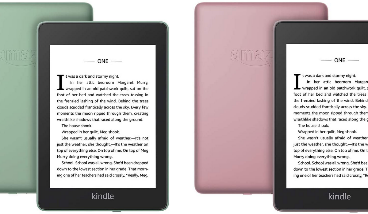 Amazon's Kindle Paperwhite gets a pair of cool new colors