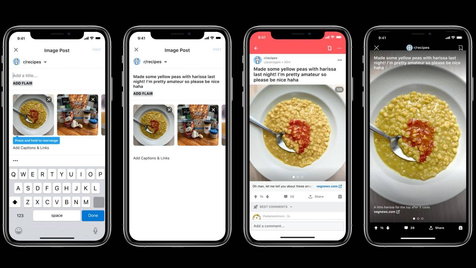 Reddit finally brings support for native image galleries