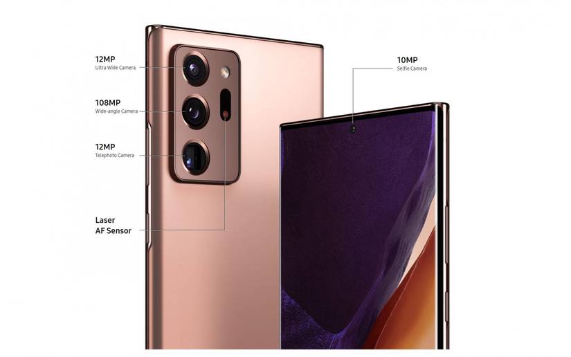 What camera does the Galaxy Note20 Ultra have?
