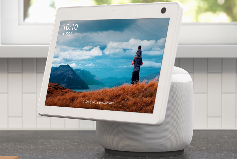 Amazon's new Echo Show 10 has a rotating display that follows your