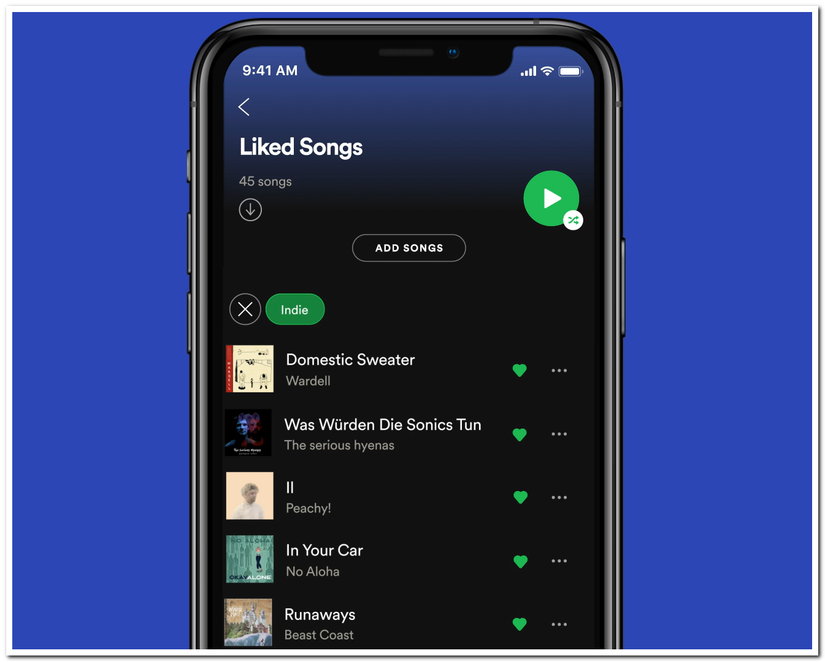 Spotify adds Mood and Genre filters to help categorize the 10,000 songs ...