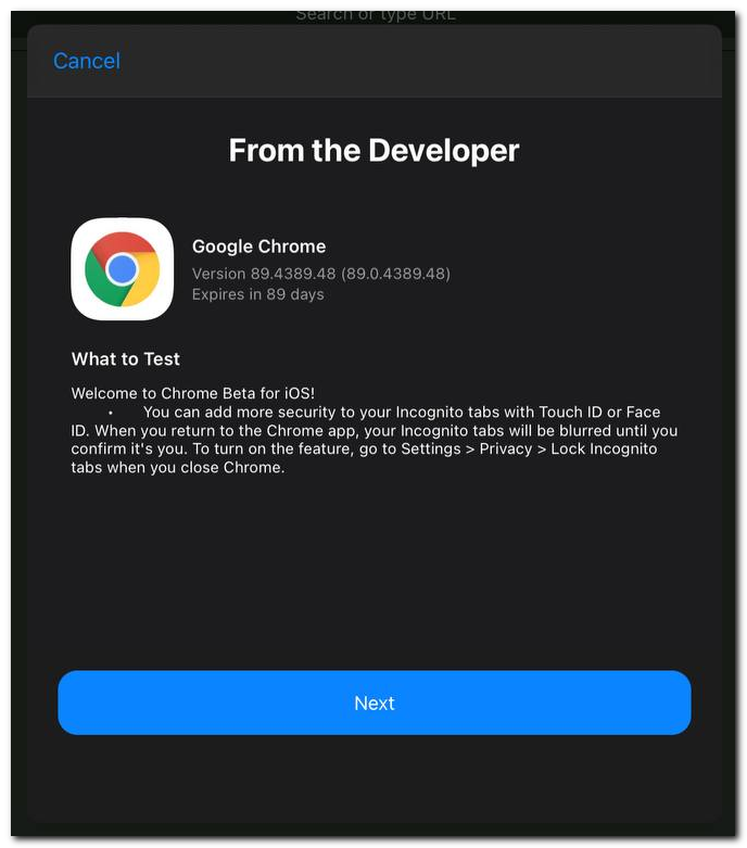 Chrome on iOS will protect your incognito tabs behind a layer of ...