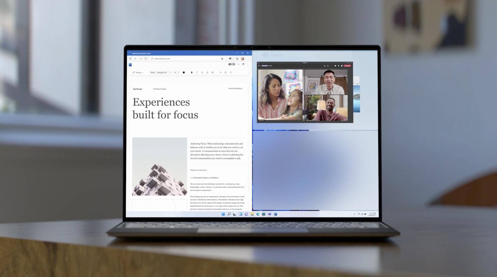 Windows 11 layouts helps you be more productive