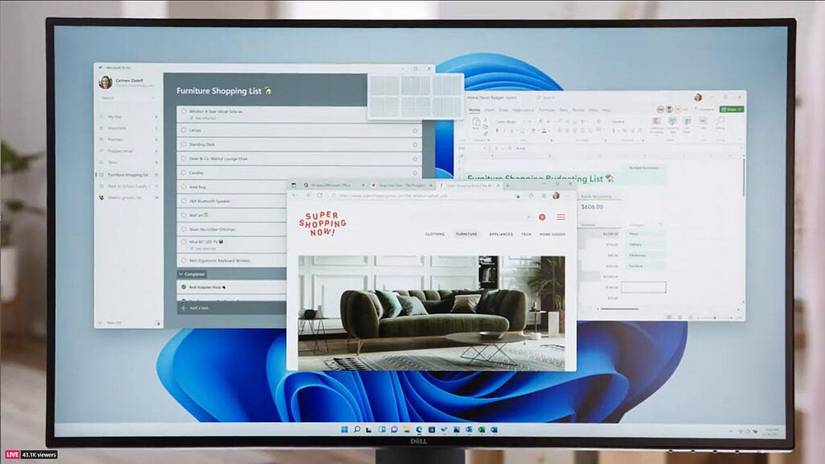Windows 11 layouts helps you be more productive