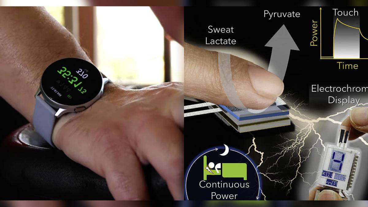 This new technology uses sweat that could power your gadgets one day