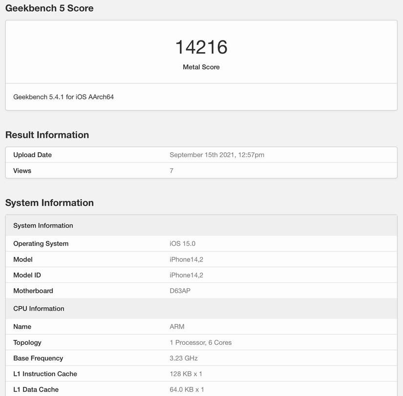 Leaked iPhone 13 Pro benchmark reveals big jump in GPU performance