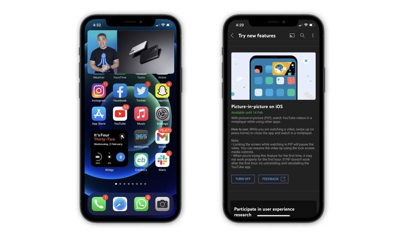 YouTube gets new UI on mobile, PiP mode still under testing on iOS