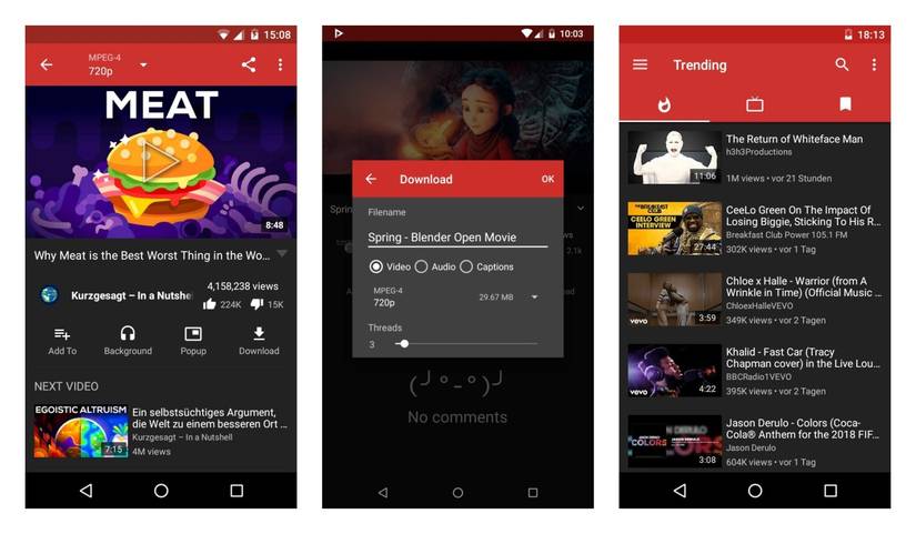 Top 5 YouTube Vanced alternatives