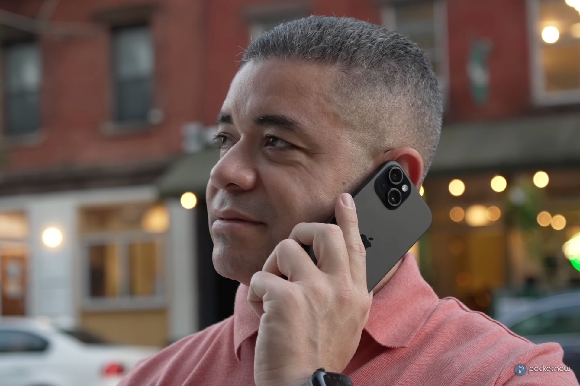 iPhone 15 on a call hands on-1